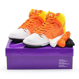 Nike SB Dunk High Pro Sweet Tooth Candy Corn Amarillo Orange FN5107 700 Mens 9.5
